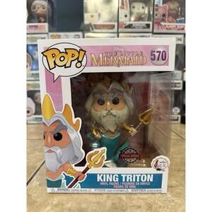Funko Pop! Vinyl Super 6 in: Disney - King Triton (6 inch) - Hot Topic...